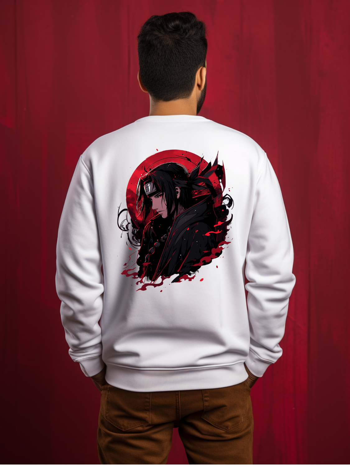 Itachi White Sweatshirt 27