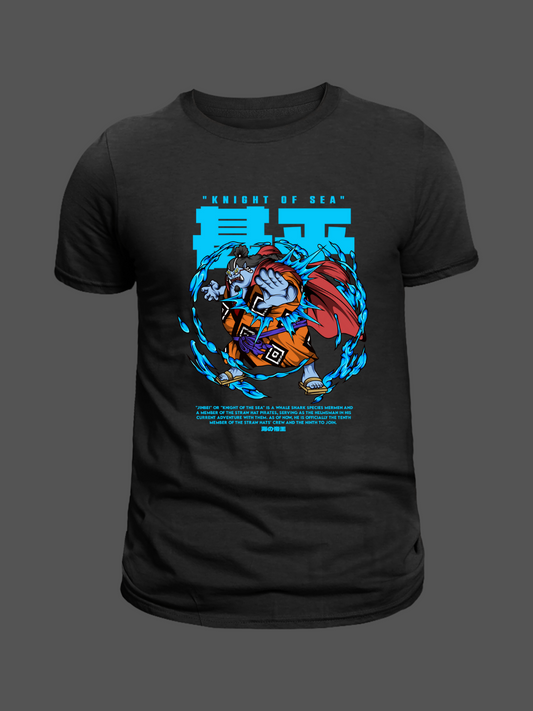 Jinbei One Piece Premium Oversized T-Shirt Black 1