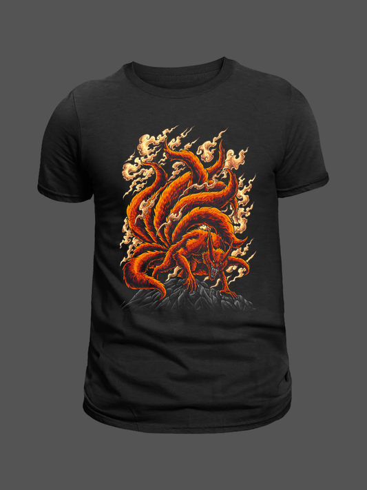 Kurama Premium Oversized T-Shirt Black 15