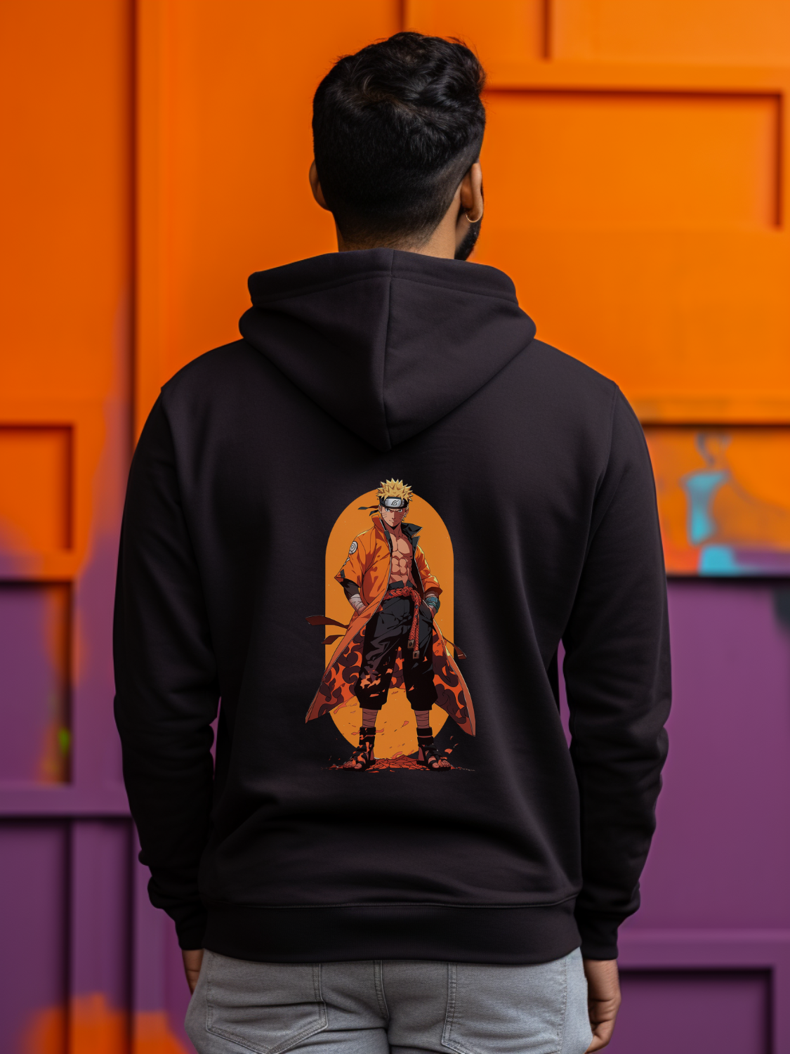 Naruto Back Print Hoodie #17