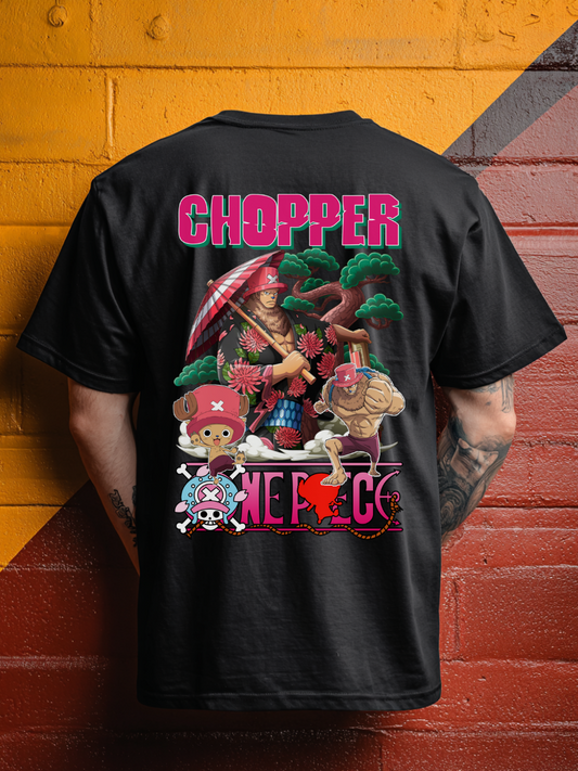 Chopper One Piece Premium Oversized T-Shirt Black July'25