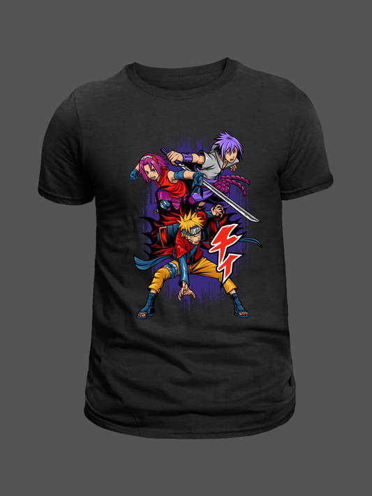 Naruto Premium Oversized T-Shirt Black 6