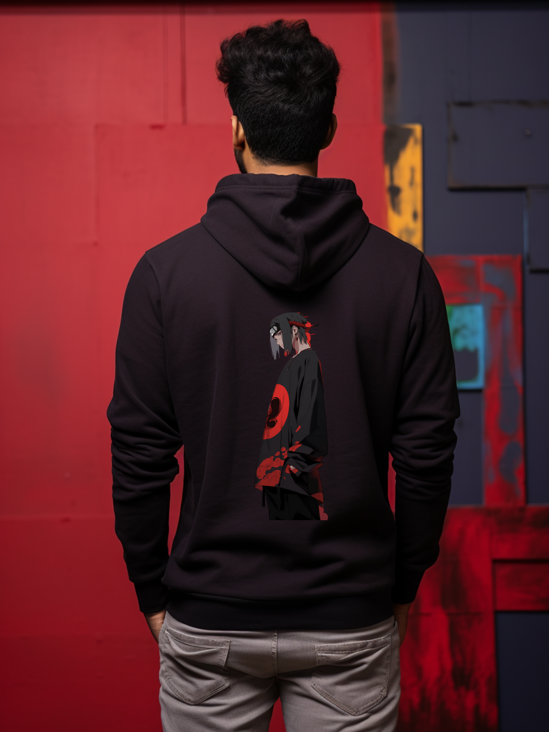 Itachi Back Print Hoodie #19