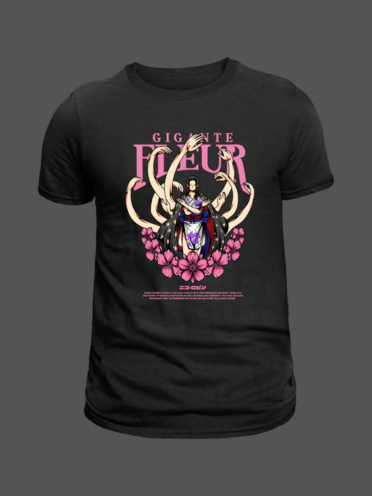 Nico Robin One Piece Premium Oversized T-Shirt Black 1
