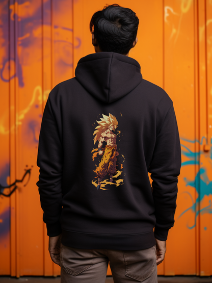 Goku Back Print Hoodie #8