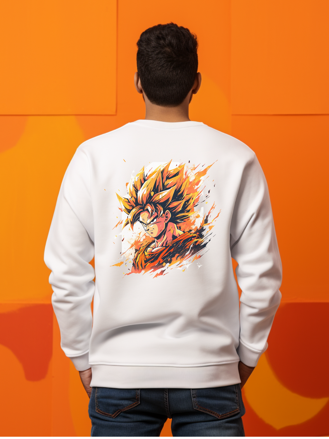 Goku White Sweatshirt 42