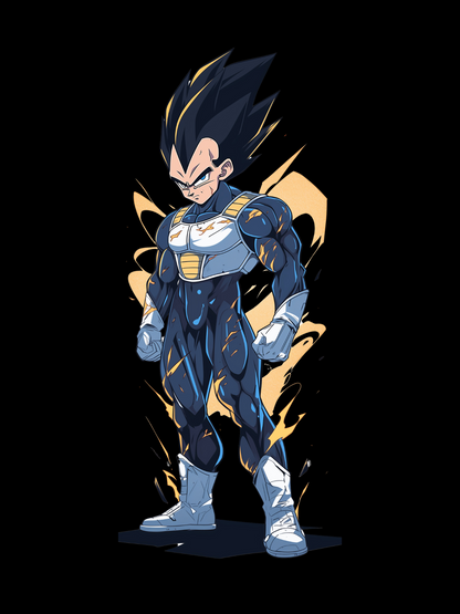 Vegeta Back Print Hoodie #29