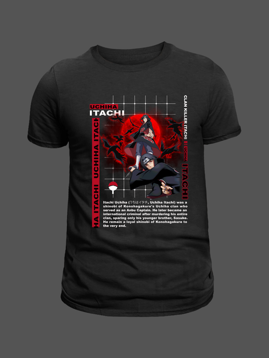 Itachi Premium Oversized T-Shirt Black 4