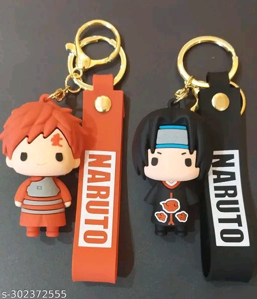 Sasuke and Gaara Keychains Set of 2