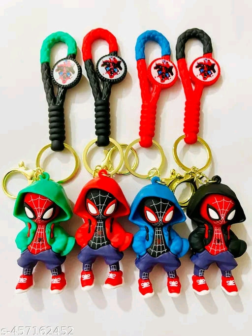Spiderman Keychains Set of 4