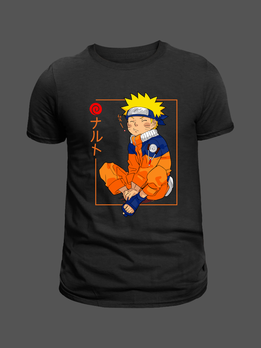 Naruto Oversized Premium T-Shirt Black 1