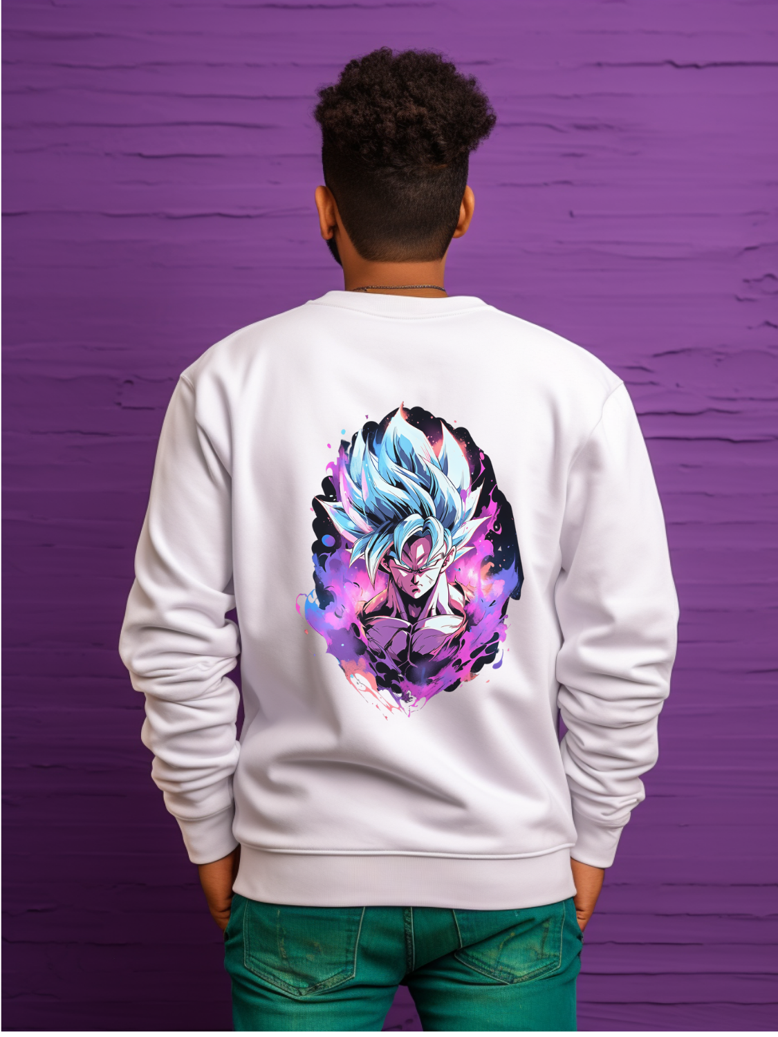 Goku White Sweatshirt 35