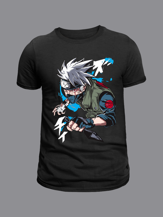 Kakashi Premium Oversized T-Shirt Black 4