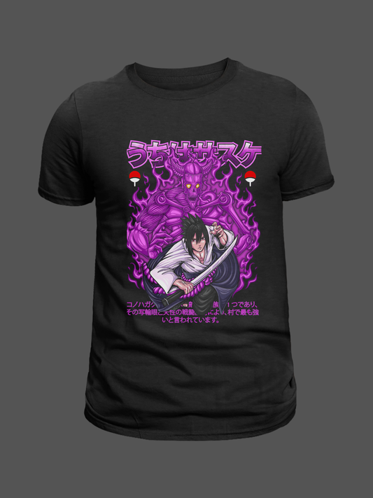 Sasuke Premium Oversized T-Shirt Black 5