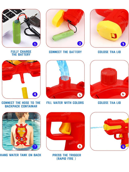 Ironman Electric Pichkari (Premium) with Water Tank