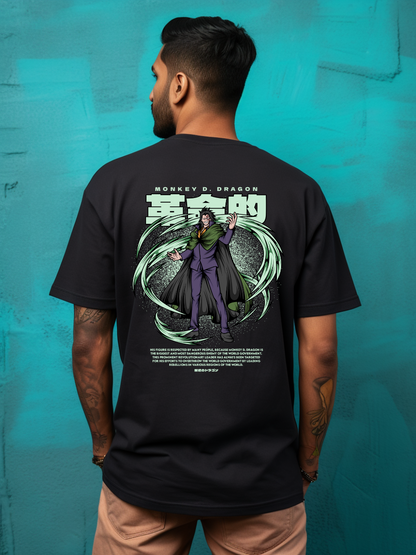 Dragon One Piece Premium Oversized T-Shirt Black July'25