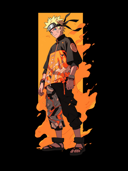 Naruto Back Print Hoodie #5