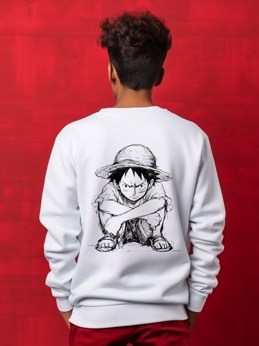 Luffy Sketch Sweatshirt 8
