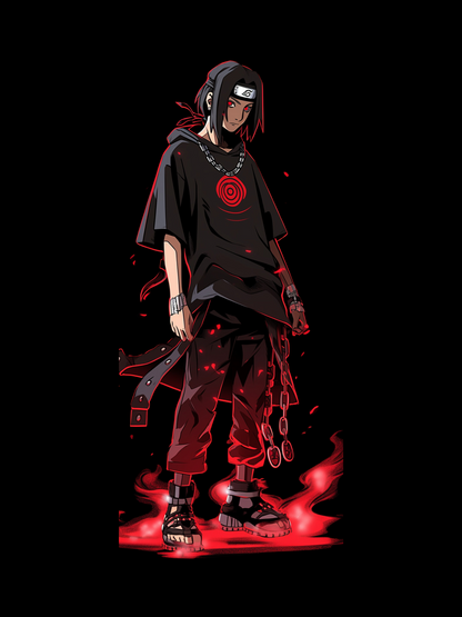 Itachi Back Print Hoodie #21