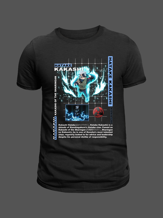 Kakashi Premium Oversized T-Shirt Black 5