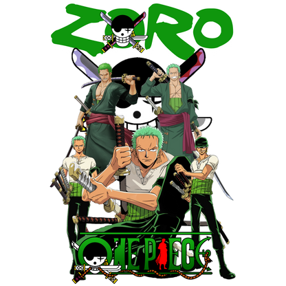Zoro One Piece Premium Oversized T-Shirt Black July'25