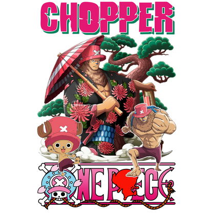 Chopper One Piece Premium Oversized T-Shirt Black July'25