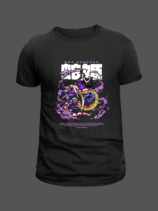 Boa Hancock One Piece Premium Oversized T-Shirt Black 1