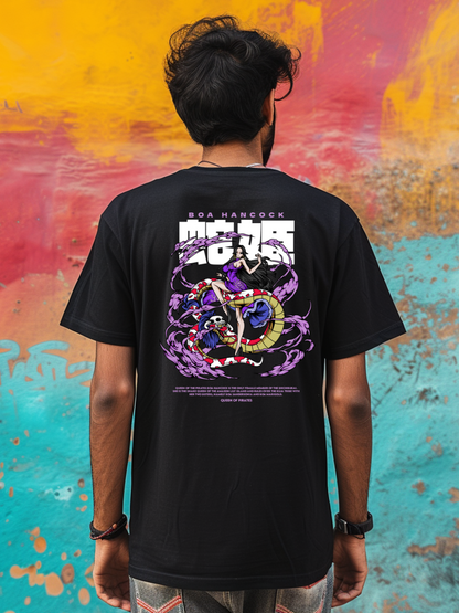 Boa Hancock One Piece Premium Oversized T-Shirt Black July'25