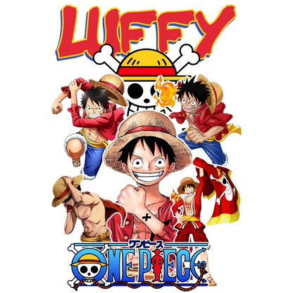 Luffy One Piece Premium Oversized T-Shirt Black July'25
