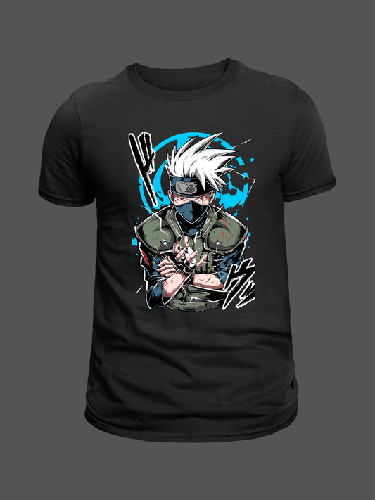 Kakashi Premium Oversized T-Shirt Black 2