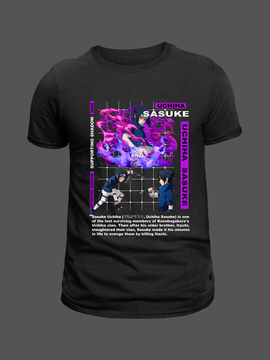 Sasuke Premium Oversized T-Shirt Black 1
