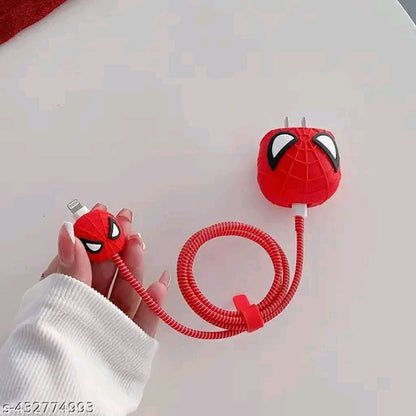 Spiderman iPhone charger cover
