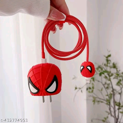 Spiderman iPhone charger cover