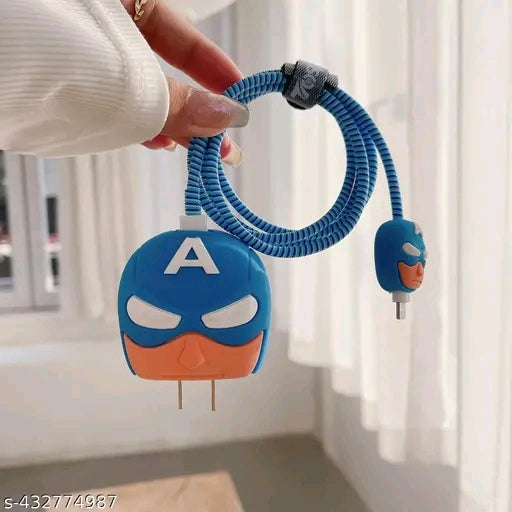 Captain America iPhone charger cover