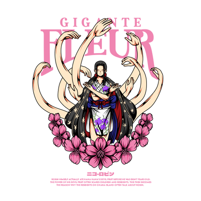 Nico Robin One Piece Premium Oversized T-Shirt Black July'25