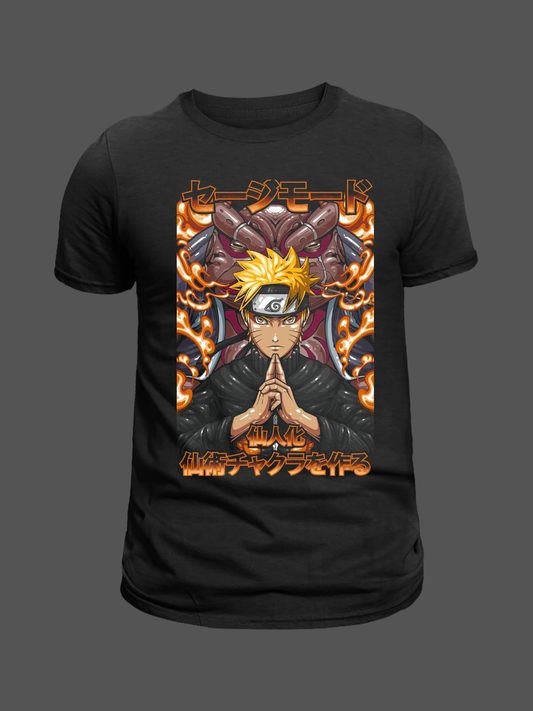 Naruto Premium Oversized T-Shirt Black 5