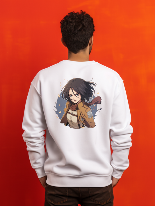 Mikasa White Sweatshirt 3