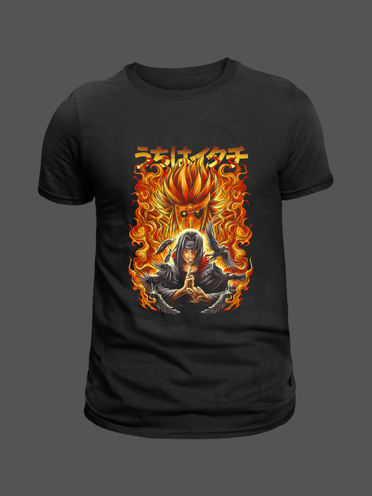 Itachi Premium Oversized T-Shirt Black 1