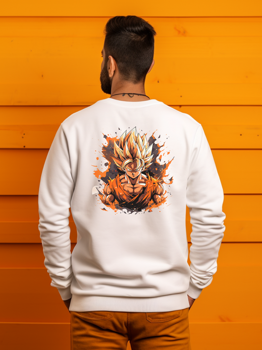 Goku White Sweatshirt 41