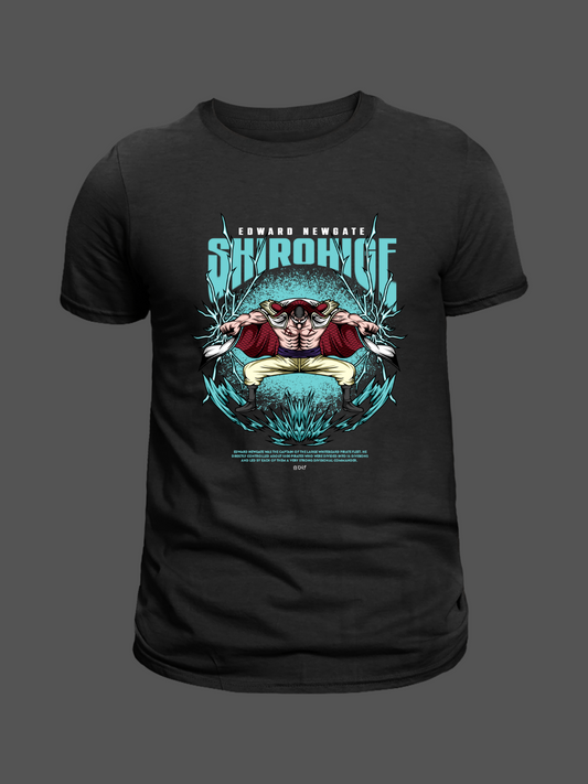 Whitebeard One Piece Premium Oversized T-Shirt Black 1