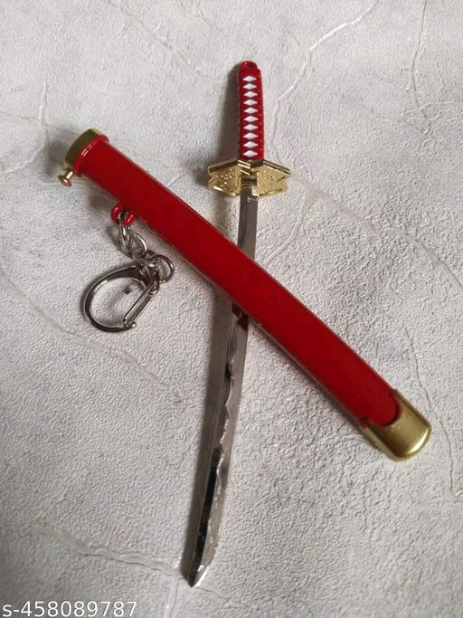 Katana Keychain Red