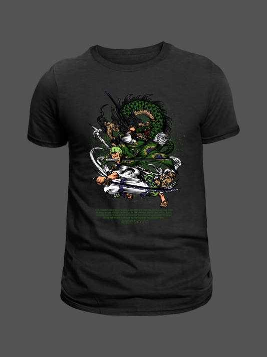 Zoro Premium Oversized T-Shirt Black 1
