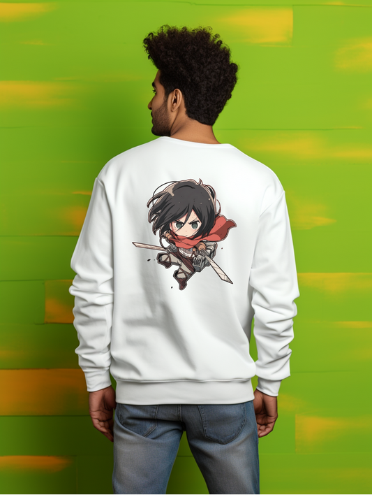 Mikasa White Sweatshirt 1
