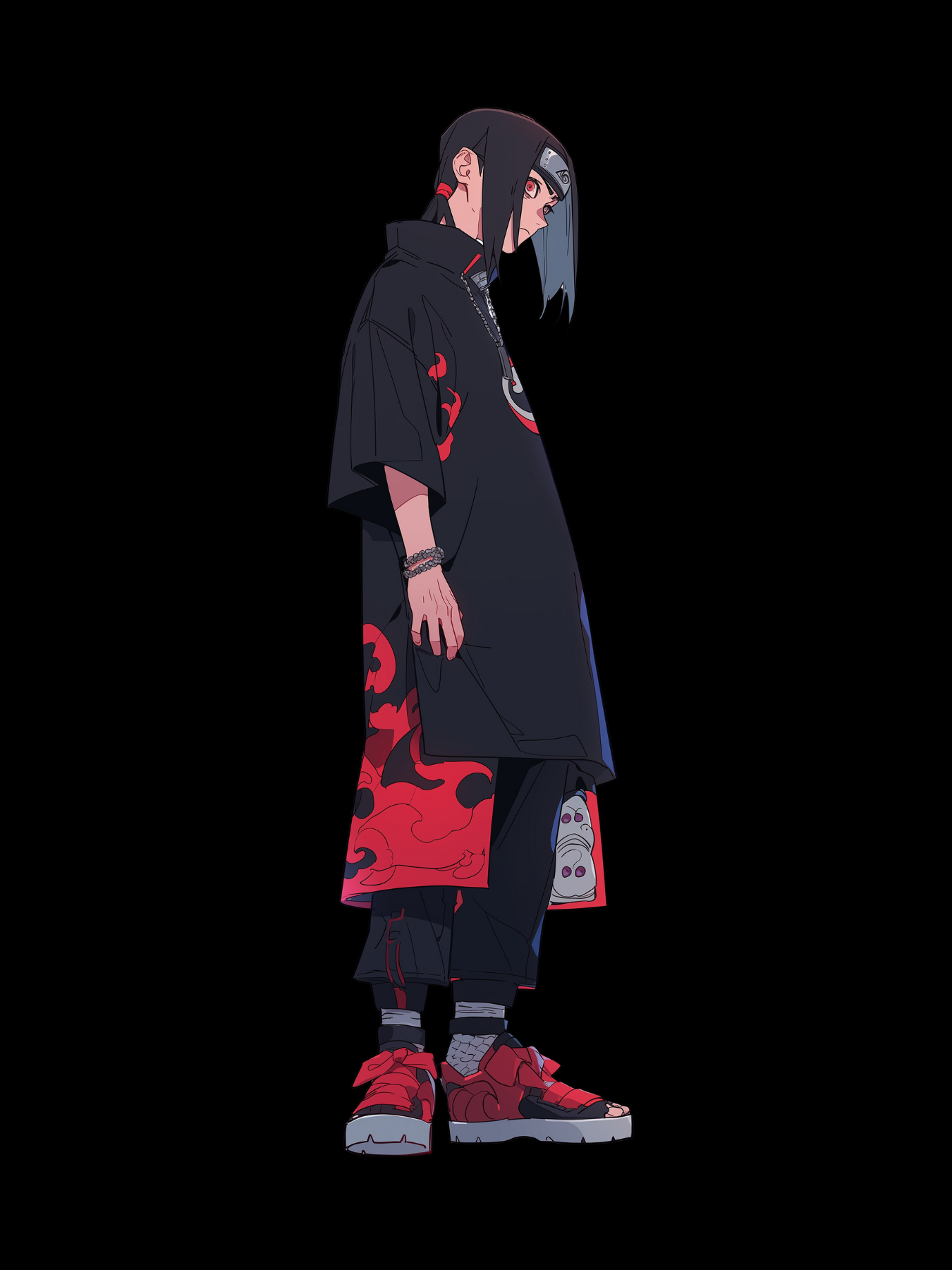 Itachi Back Print Hoodie #18